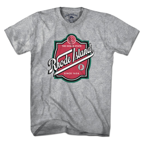 Rhode Island Label T-Shirt - Chowdaheadz