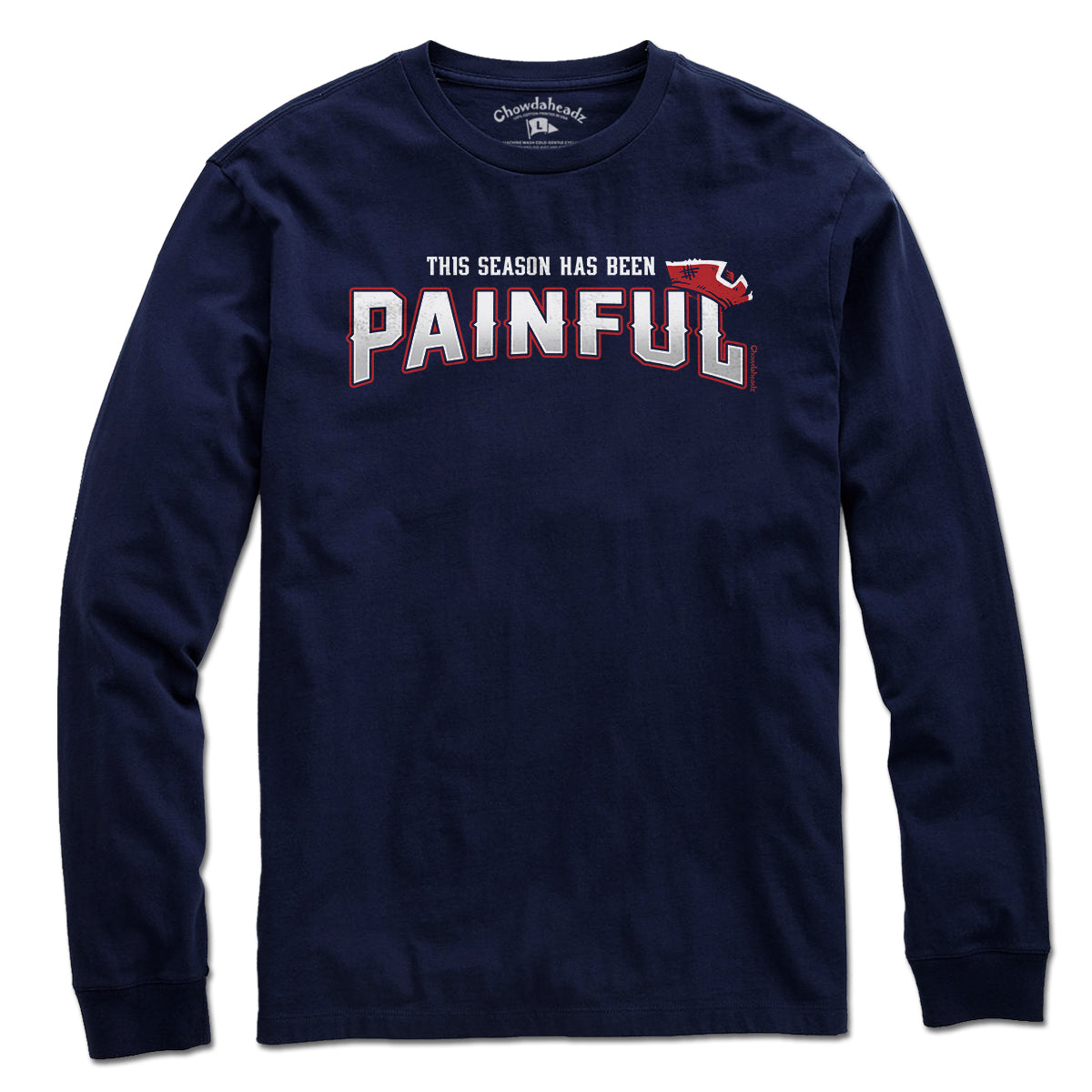 Painful Season New England Football T-Shirt - Chowdaheadz