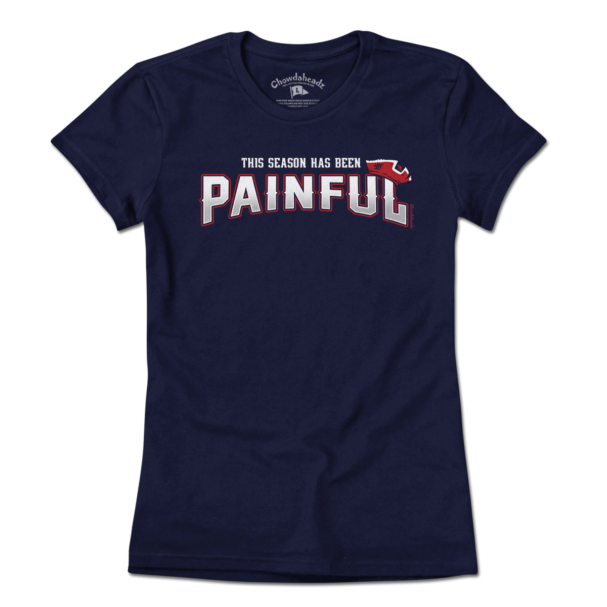 Painful Season New England Football T-Shirt - Chowdaheadz