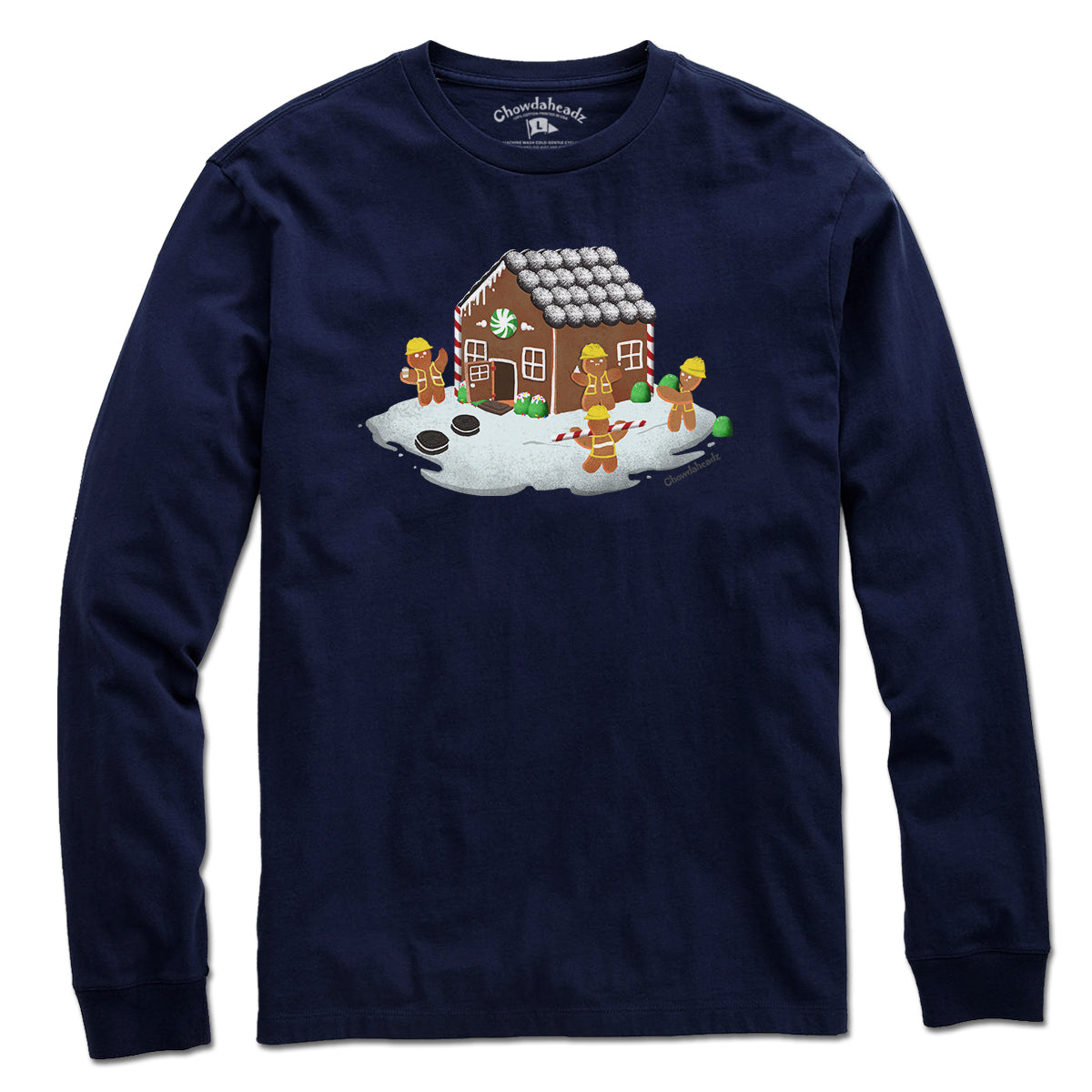 Gingerbread Construction T-Shirt - Chowdaheadz