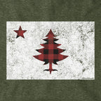 Buffalo Plaid Maine Flag Hoodie - Chowdaheadz