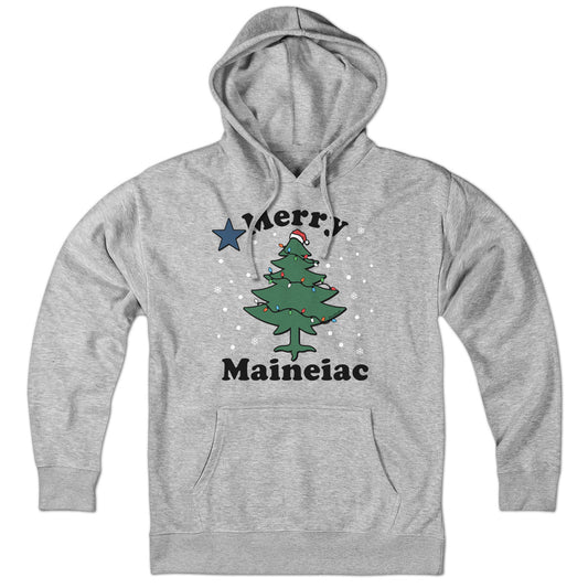 Merry Maineiac Christmas Tree Hoodie - Chowdaheadz