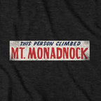 This Person Climbed Mt. Monadnock T-Shirt - Chowdaheadz