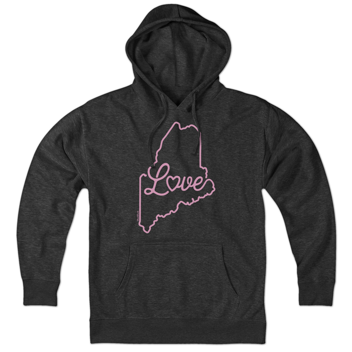 Love Maine Script Hoodie - Chowdaheadz