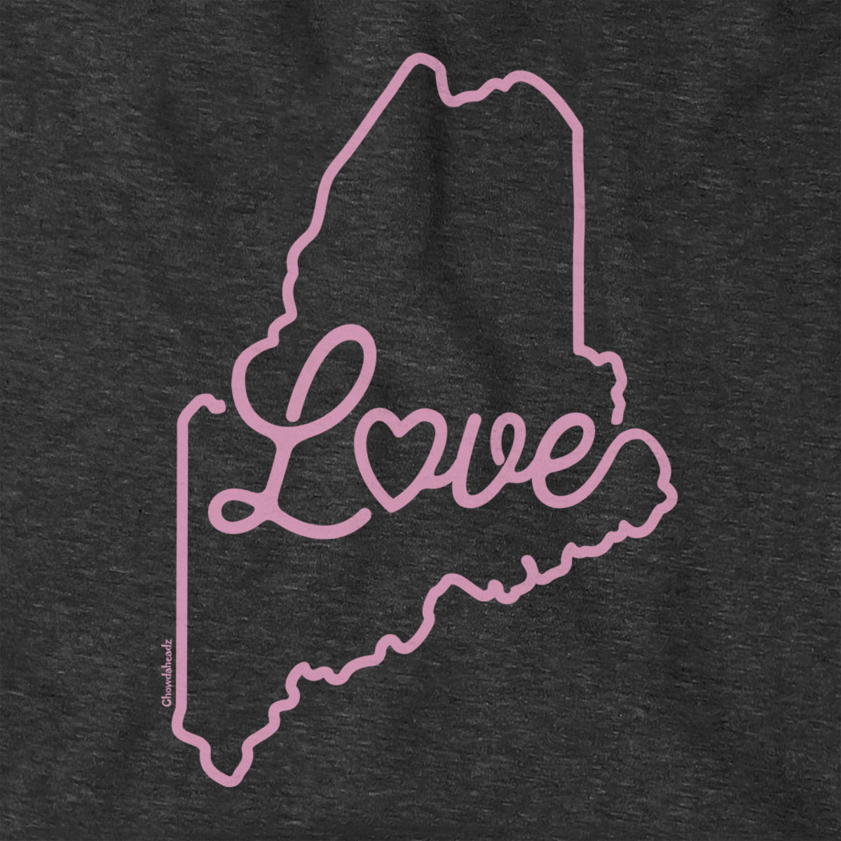 Love Maine Script Hoodie - Chowdaheadz
