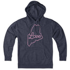 Love Maine Script Hoodie - Chowdaheadz