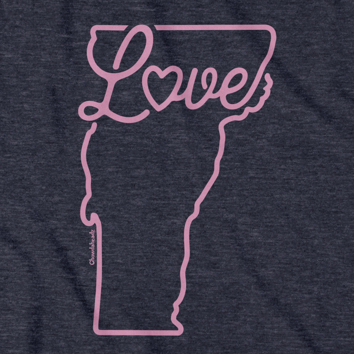 Love Vermont Script T-Shirt - Chowdaheadz