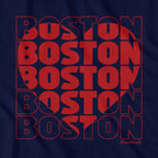 Stacked Boston Heart T-Shirt - Chowdaheadz