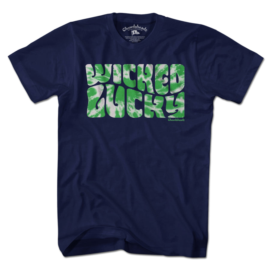 Wicked Lucky Tie Dye T-Shirt - Chowdaheadz