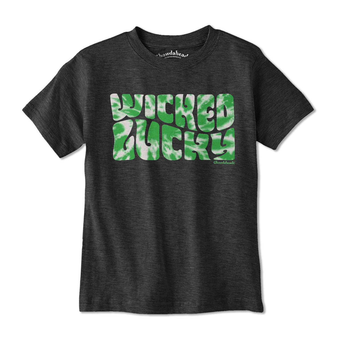 Wicked Lucky Tie Dye Youth T-Shirt - Chowdaheadz