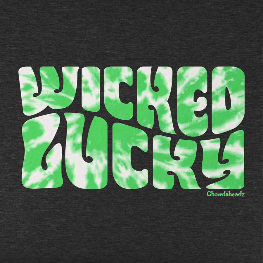 Wicked Lucky Tie Dye Youth Hoodie - Chowdaheadz
