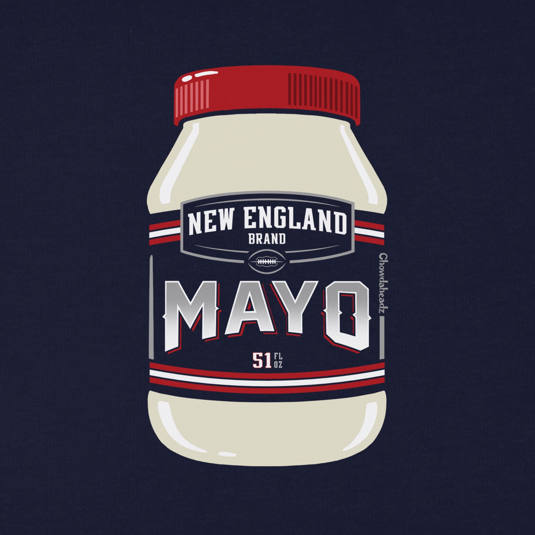 New England Mayo Youth T-Shirt - Chowdaheadz