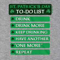 St. Patrick's Day To-Do List Hoodie - Chowdaheadz