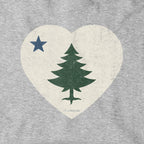 Vintage Maine Heart Hoodie - Chowdaheadz