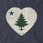 Vintage Maine Heart Hoodie - Chowdaheadz