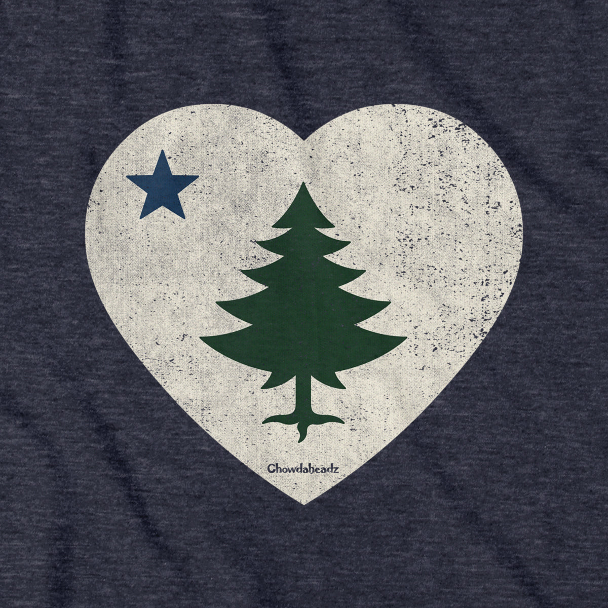 Vintage Maine Heart T-Shirt - Chowdaheadz