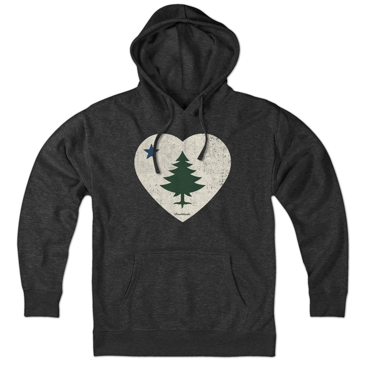 Vintage Maine Heart Hoodie - Chowdaheadz