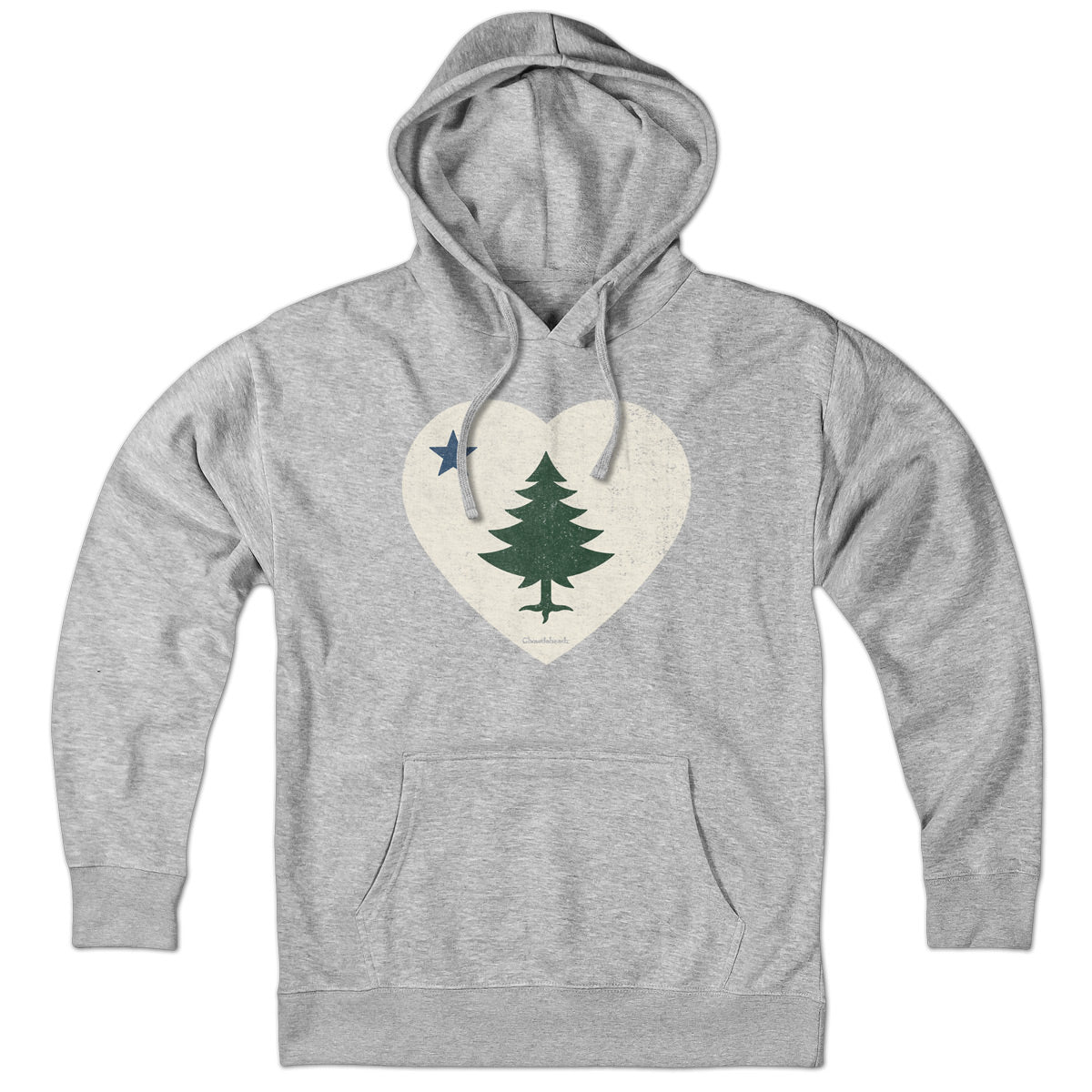 Vintage Maine Heart Hoodie - Chowdaheadz