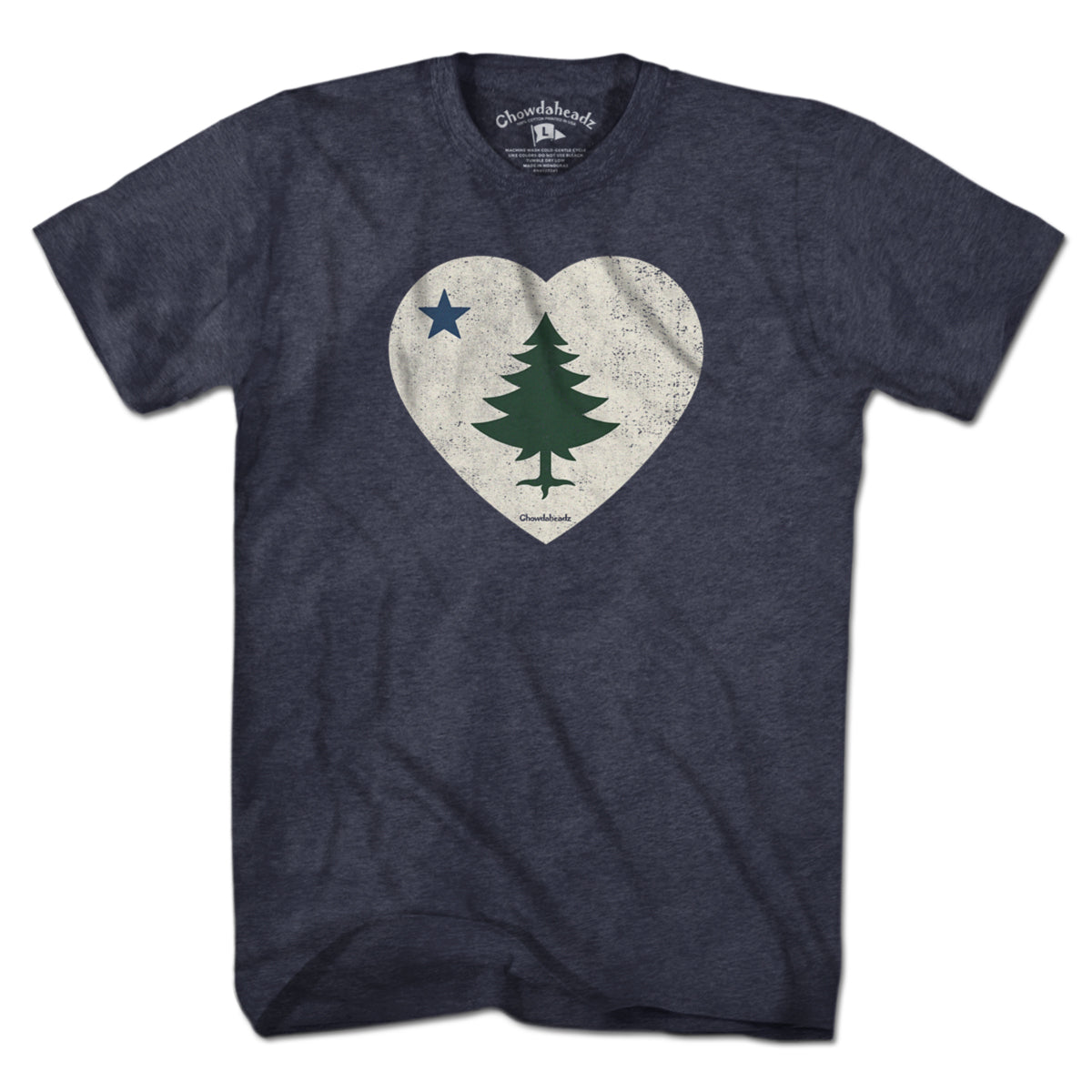 Vintage Maine Heart T-Shirt - Chowdaheadz