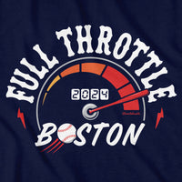 Full Throttle Boston Baseball T-Shirt - Chowdaheadz