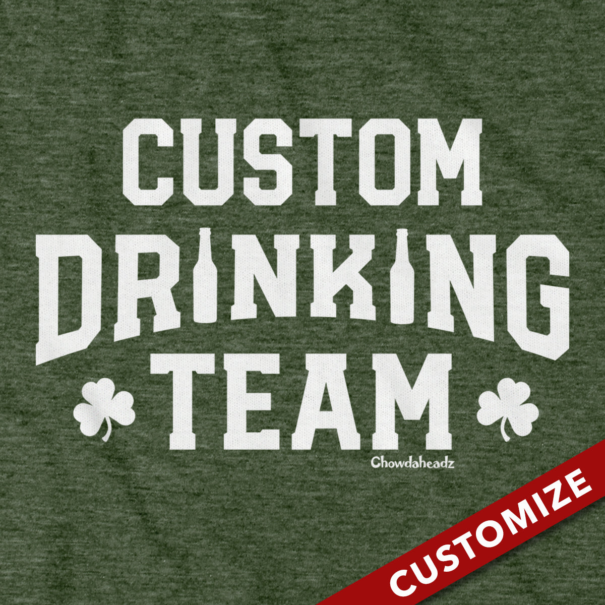 Custom Drinking Team Hoodie - Chowdaheadz