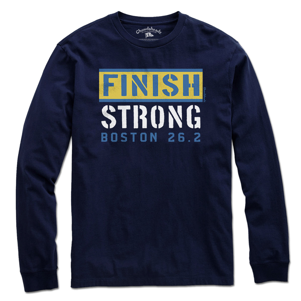 Finish Strong Boston 26.2 T-Shirt - Chowdaheadz
