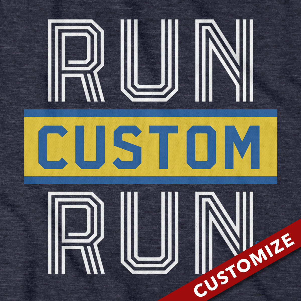 Run Custom Name Run Marathon Hoodie - Chowdaheadz