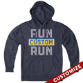 Run Custom Name Run Marathon Hoodie - Chowdaheadz