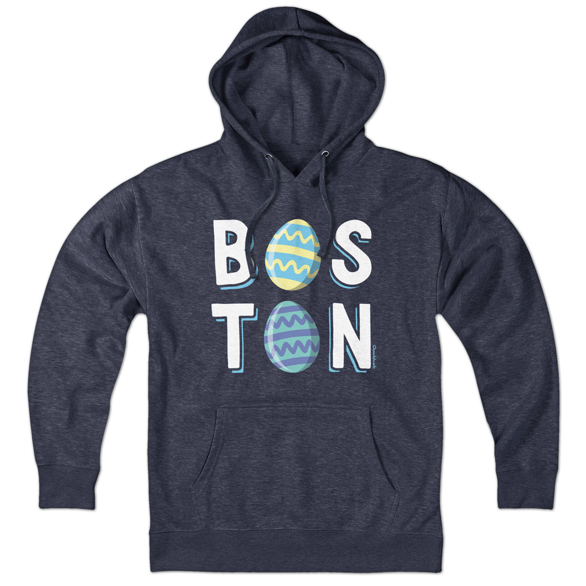 Boston Stacked Easter Eggs Hoodie - Chowdaheadz