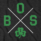 BOS Shamrock Crossed Out T-Shirt - Chowdaheadz