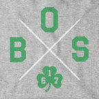 BOS Shamrock Crossed Out Hoodie - Chowdaheadz