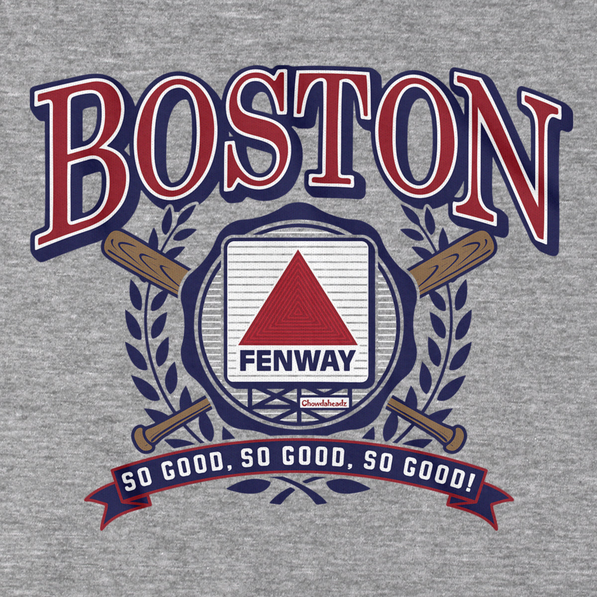 Boston Baseball Undergrad T-Shirt - Chowdaheadz
