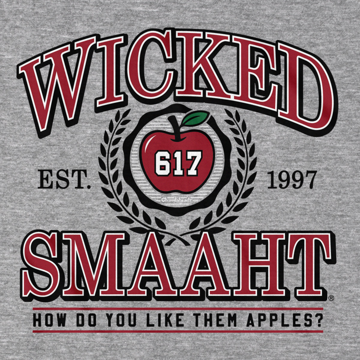 Wicked Smaaht Undergrad T-Shirt - Chowdaheadz