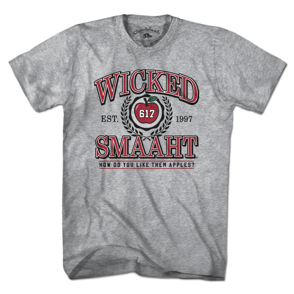 Wicked Smaaht Undergrad T-Shirt - Chowdaheadz