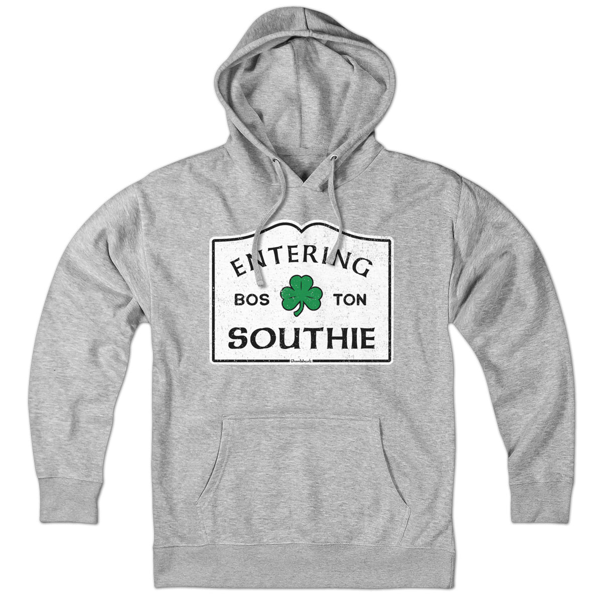 Entering Southie Sign Hoodie