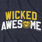 Wicked Awesome 26.2 Heart T-Shirt - Chowdaheadz