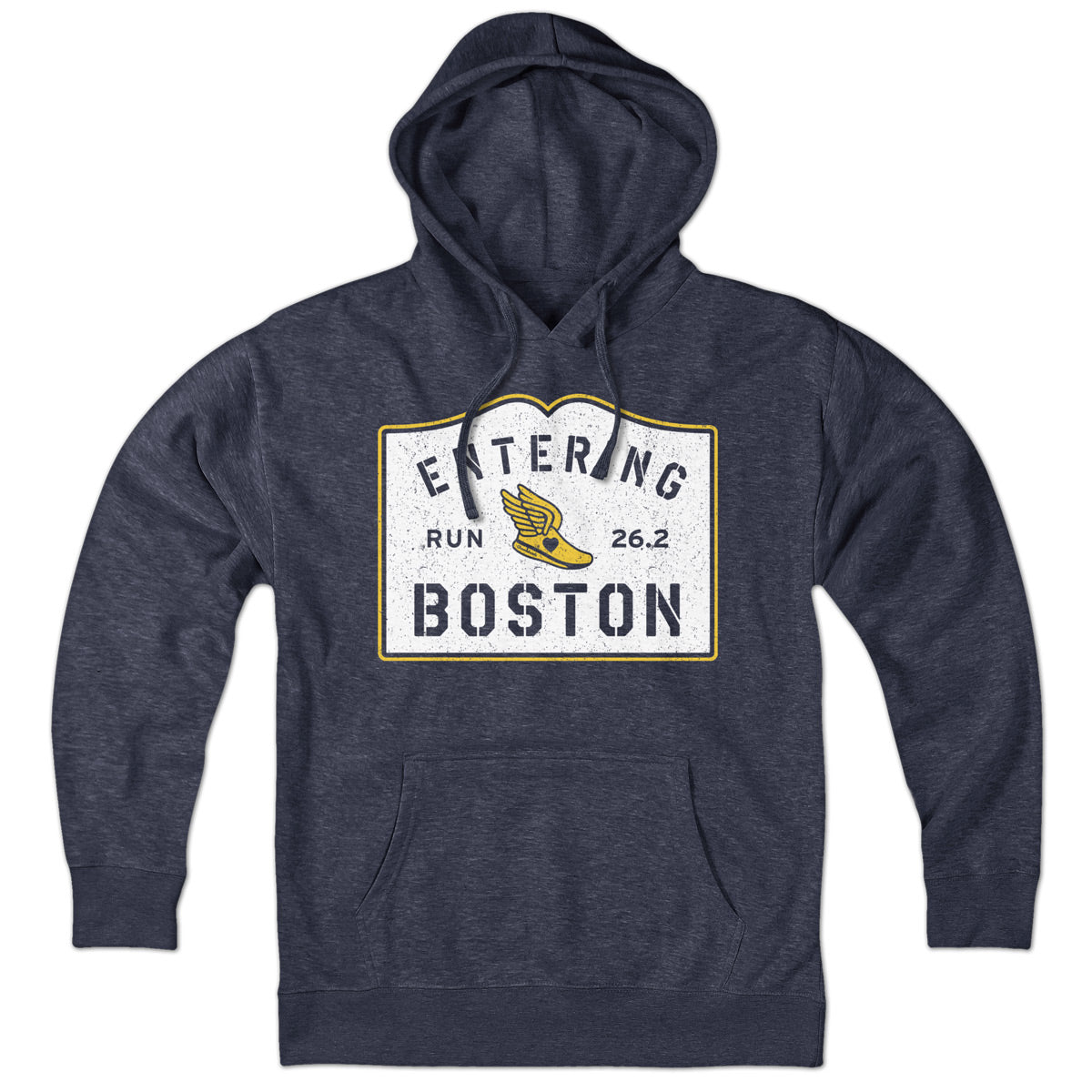 Entering Boston Run 26.2 Hoodie - Chowdaheadz