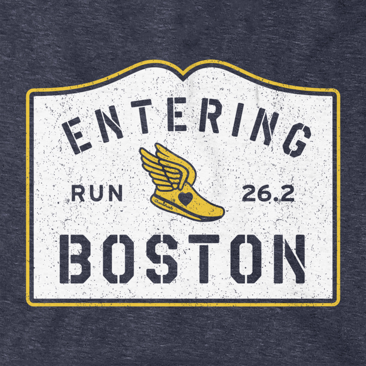 Entering Boston Run 26.2 Hoodie - Chowdaheadz