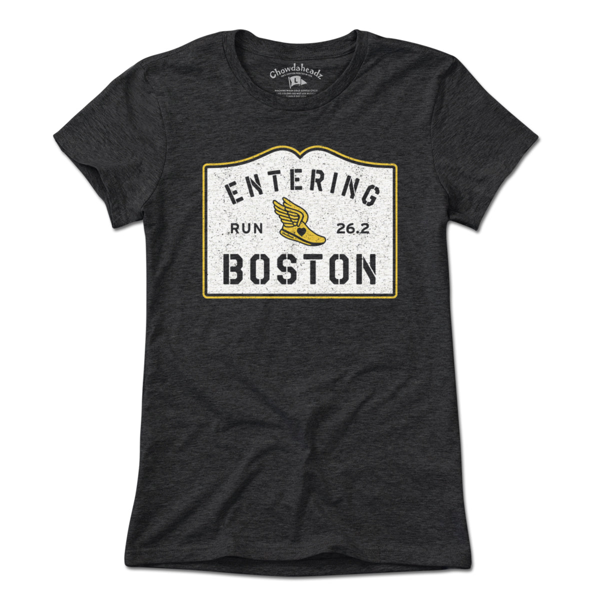 Entering Boston Run 26.2 T-Shirt - Chowdaheadz