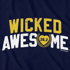 Wicked Awesome 26.2 Heart T-Shirt - Chowdaheadz