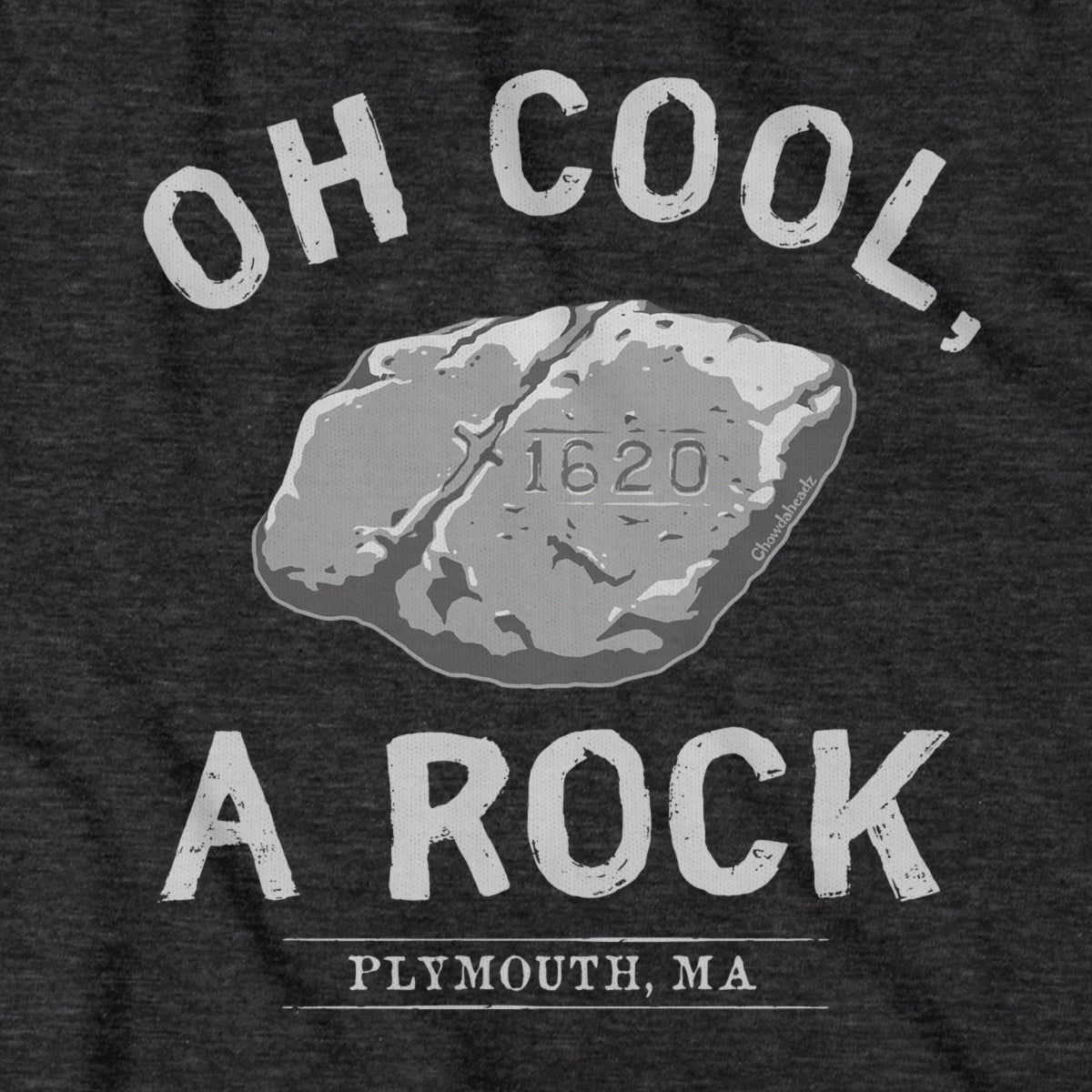 Oh Cool A Rock Plymouth MA Hoodie - Chowdaheadz
