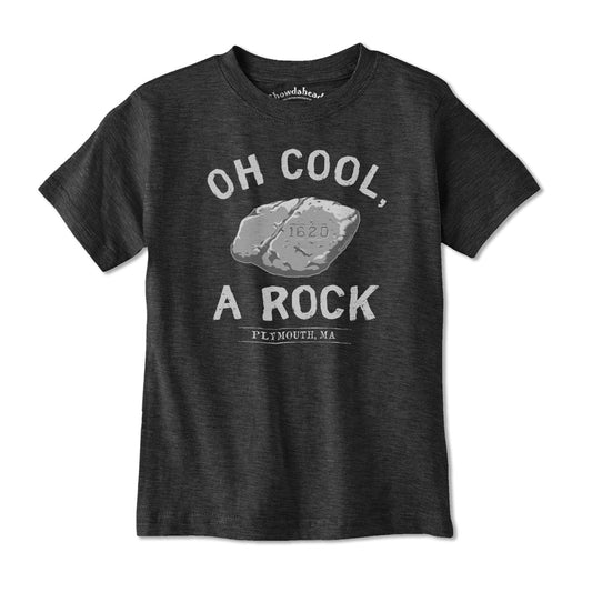 Oh Cool A Rock Plymouth MA Youth T-Shirt - Chowdaheadz
