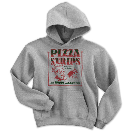 Pizza Strips Youth Hoodie - Chowdaheadz