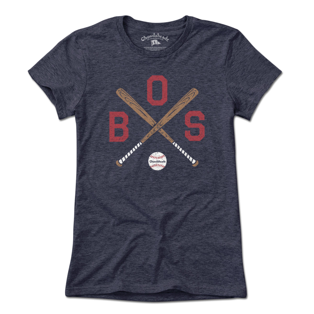 BOS Cross Bats T-Shirt - Chowdaheadz
