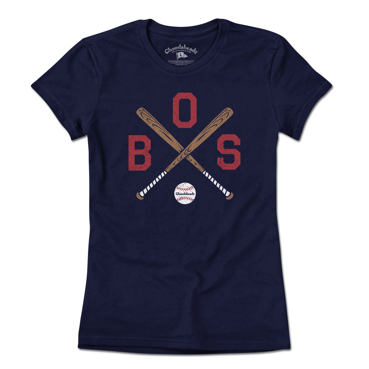 BOS Cross Bats T-Shirt - Chowdaheadz