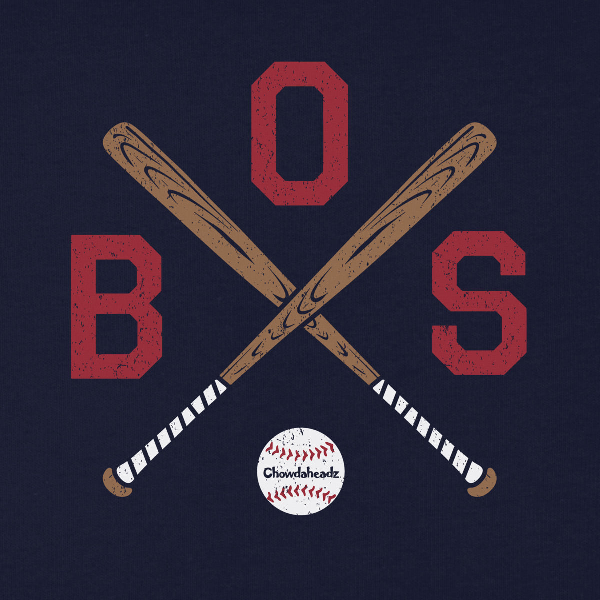 BOS Cross Bats Youth Hoodie - Chowdaheadz