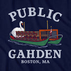 Public Gahden Swan Boat T-Shirt - Chowdaheadz