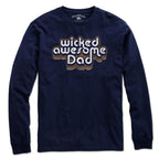 Wicked Awesome Dad Retro T-Shirt - Chowdaheadz