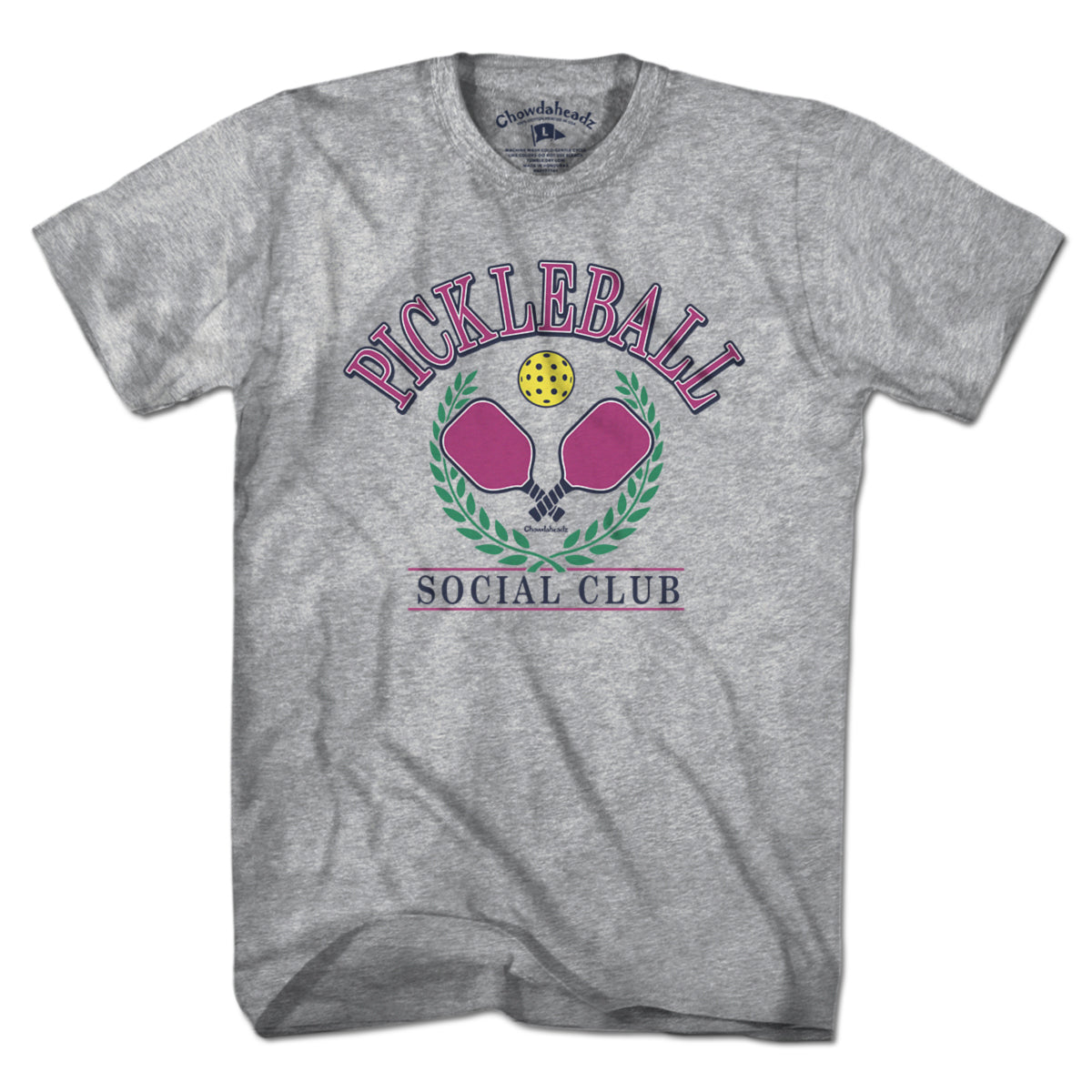 Pickleball Social Club T-Shirt - Chowdaheadz