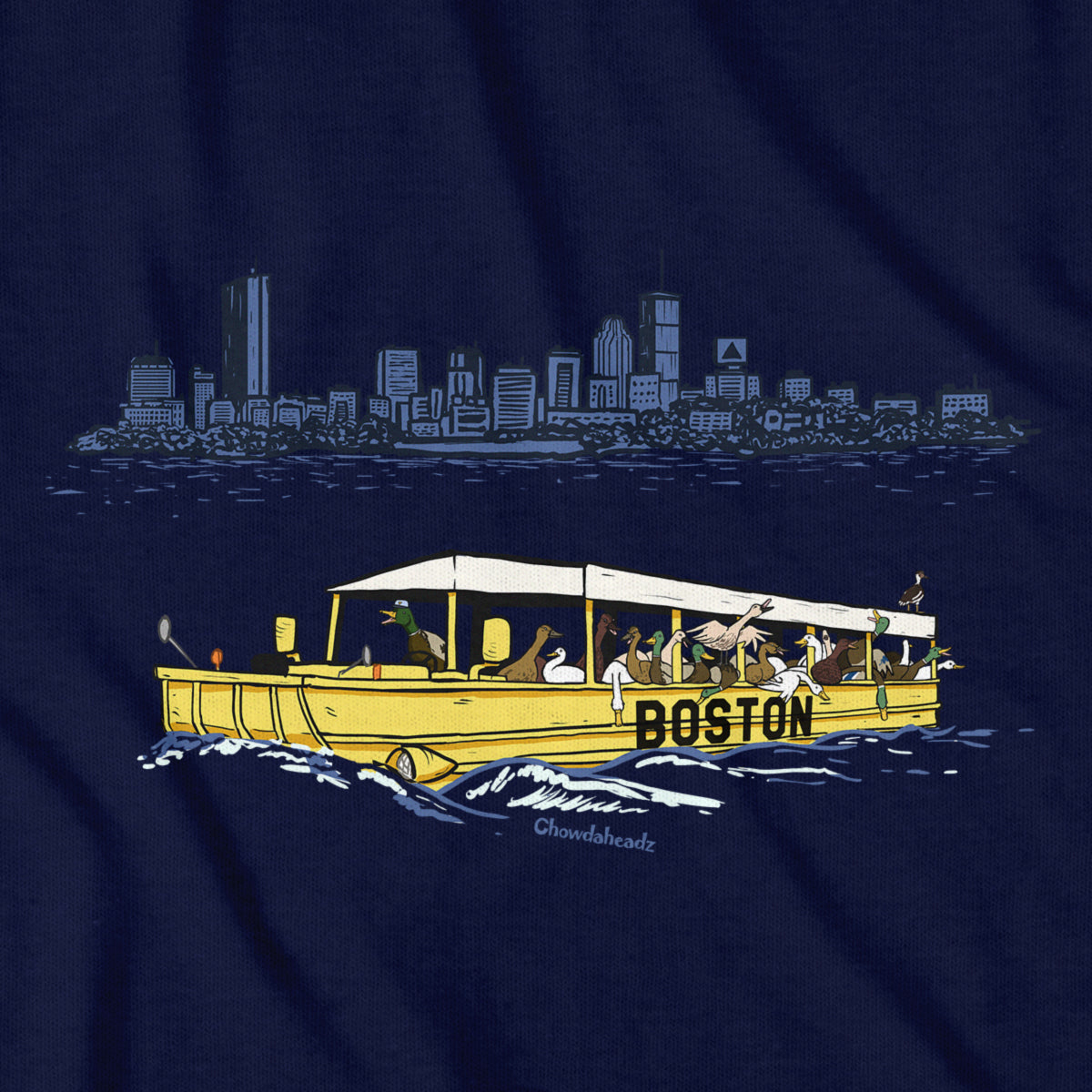 Ducks On a Boat T-Shirt - Chowdaheadz